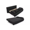 Canapea Extensibila Georgia, 194x93x72 h cm, Stofa Tip Catifea Neagra picture - 2