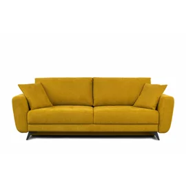 Canapea Extensibila Krista, 241x113x91 h cm, Stofa Crown 10 Curcuma