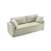Canapea Extensibila Larsen, 223x83x90 cm, Stofa, Beige picture - 2