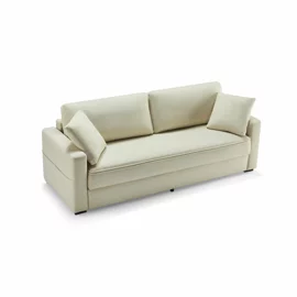 Canapea Extensibila Larsen, 223x83x90 cm, Stofa, Beige