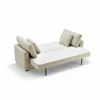 Canapea Extensibila Larsen, 223x83x90 cm, Stofa, Beige picture - 3
