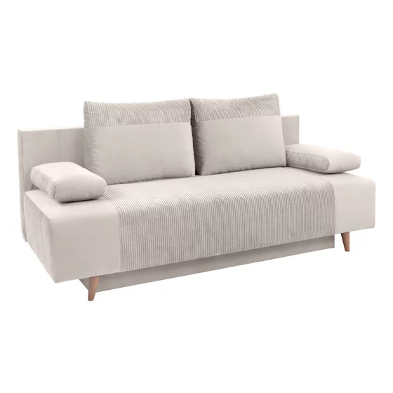 Canapea Extensibila Leon, 191x89x92 h cm, Stofa, Beige Deschis picture - 2