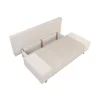 Canapea Extensibila Leon, 191x89x92 h cm, Stofa, Beige Deschis picture - 4
