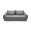Canapea Extensibila Maloy, 252x103x 89 h cm, Catifea, Gri Inchis picture - 3