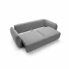 Canapea Extensibila Maloy, 252x103x 89 h cm, Catifea, Gri Inchis picture - 6