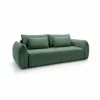 Canapea Extensibila Maloy, 252x103x 89 h cm, Catifea, Verde picture - 8