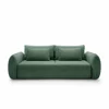Canapea Extensibila Maloy, 252x103x 89 h cm, Catifea, Verde picture - 2