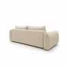 Canapea Extensibila Maloy, 252x103x 89 h cm, Catifea, Beige picture - 6
