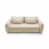 Canapea Extensibila Maloy, 252x103x 89 h cm, Catifea, Beige picture - 7