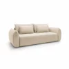 Canapea Extensibila Maloy, 252x103x 89 h cm, Catifea, Beige picture - 8