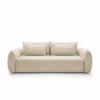 Canapea Extensibila Maloy, 252x103x 89 h cm, Catifea, Beige picture - 2