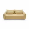 Canapea Extensibila Maloy, 252x103x 89 h cm, Stofa, Galben Deschis picture - 3