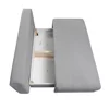 Canapea Extensibila Maranello, 3L, 200x95x95 cm, Stofa Gri picture - 5