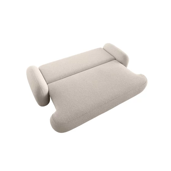 Canapea Extensibila Molly, 255x121x94 h cm, Boucle, Grej picture - 3