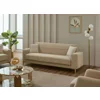 Canapea Extensibila Neo, 238x85x90 h cm, Catifea Beige Inchis picture - 1