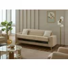 Canapea Extensibila Neo, 238x85x90 h cm, Catifea Beige Inchis picture - 2