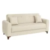 Canapea Extensibila Nivano, 230x77x88 h cm, Stofa Beige Deschis picture - 1