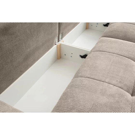 Canapea Extensibila Nube Big, 263x122x95 cm, Suprafata Pentru Dormit 170x200, Stofa Artico Beige picture - 3