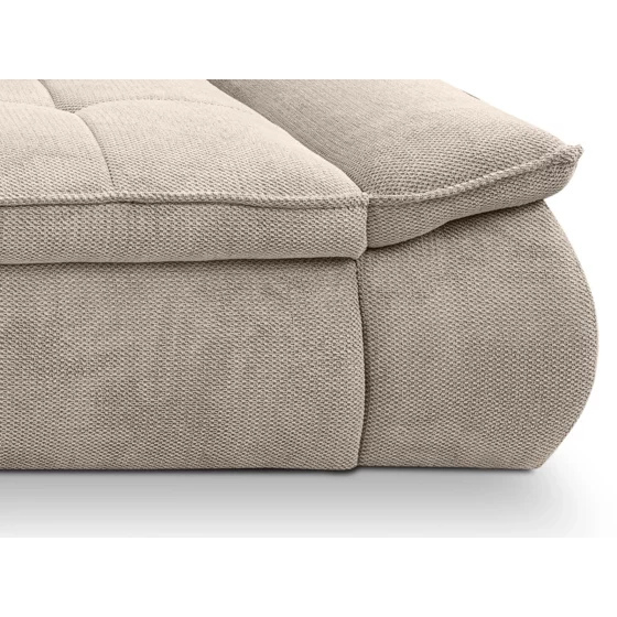 Canapea Extensibila Nube Big, 263x122x95 cm, Suprafata Pentru Dormit 170x200, Stofa Artico Beige picture - 4