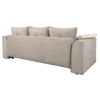 Canapea Extensibila Royal, 247x116x94 h cm, Stofa Raiata Beige picture - 3