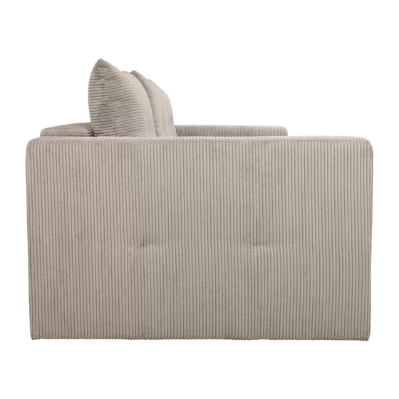 Canapea Extensibila Royal, 247x116x94 h cm, Stofa Raiata Beige picture - 5