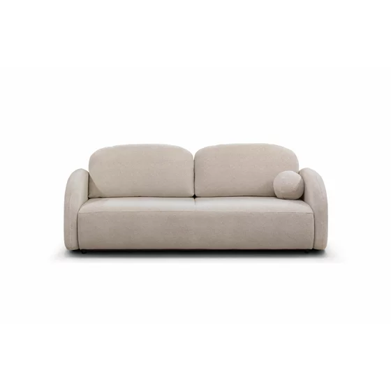 Canapea Extensibila Rumes, 230x105x90 h cm, Stofa Beige Toro 25 picture - 1