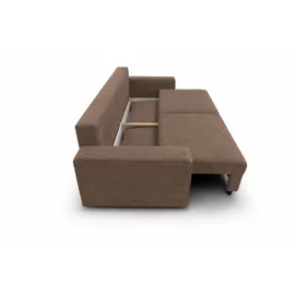 Canapea Extensibila Spike, 246x100x90 h cm, Stofa Vibe 19 Maro