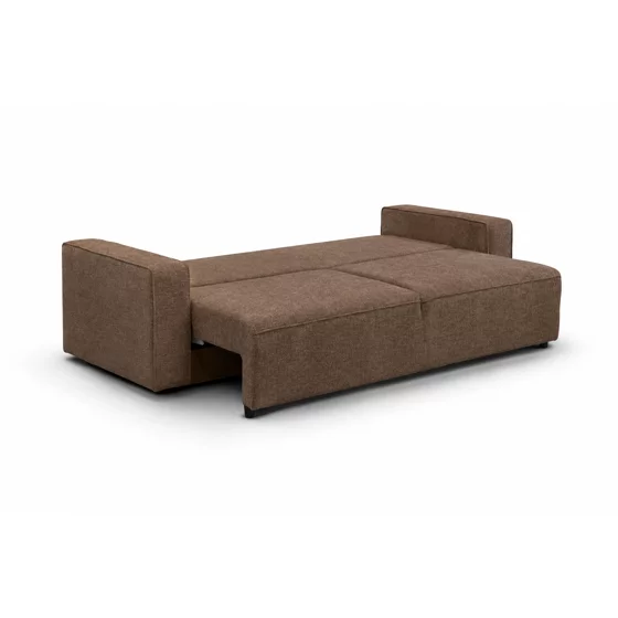 Canapea Extensibila Spike, 246x100x90 h cm, Stofa Vibe 19 Maro picture - 3