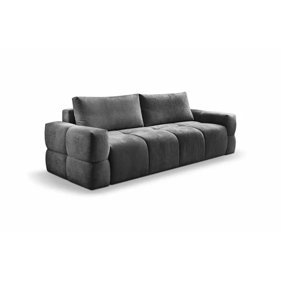 Canapea Extensibila Taremi, 248x104x90 h cm, Stofa, Antracit picture - 2