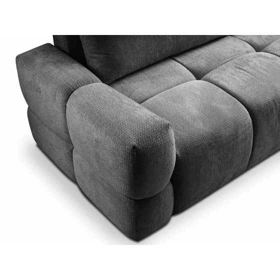 Canapea Extensibila Taremi, 248x104x90 h cm, Stofa, Antracit picture - 5