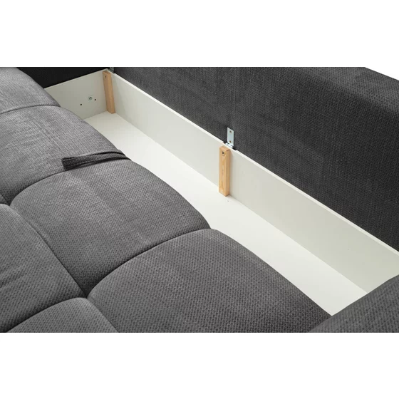 Canapea Extensibila Taremi, 248x104x90 h cm, Stofa, Antracit picture - 7