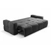 Canapea Extensibila Taremi, 248x104x90 h cm, Stofa, Antracit picture - 3