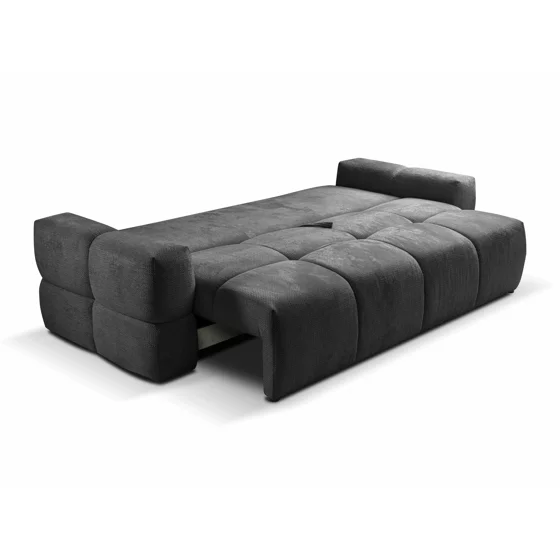 Canapea Extensibila Taremi, 248x104x90 h cm, Stofa, Antracit picture - 3