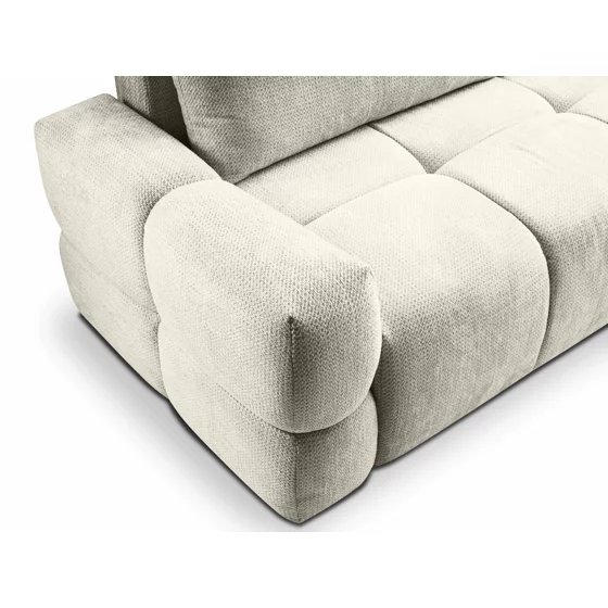 Canapea Extensibila Taremi, 248x104x90 h cm, Stofa, Beige Inchis picture - 4