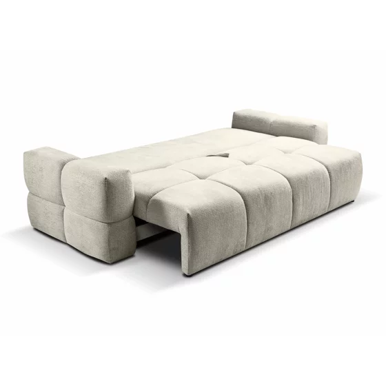 Canapea Extensibila Taremi, 248x104x90 h cm, Stofa, Beige Inchis picture - 2