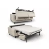 Canapea Extensibila Ultimo cu Sistem Ribalta, 196x102x98 h cm, Stofa Cremona, Gri Deschis picture - 2