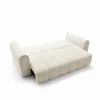 Canapea Extensibila Wavy Buddy, 260x106x89 h cm, Stofa, Beige picture - 3