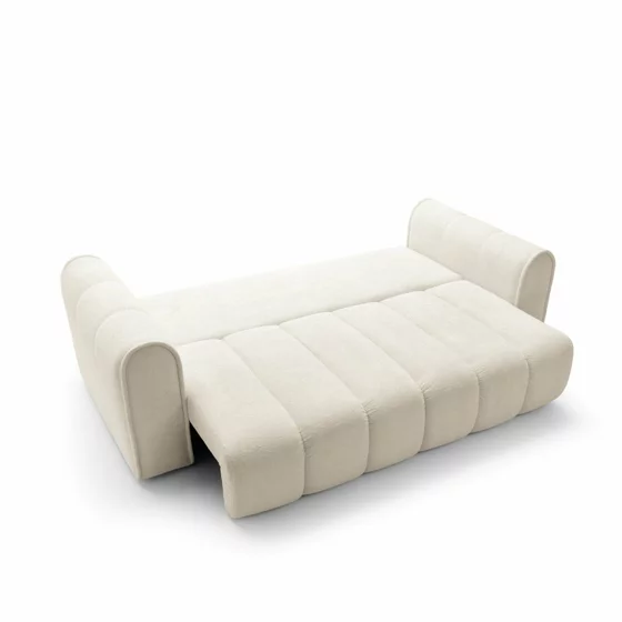 Canapea Extensibila Wavy Buddy, 260x106x89 h cm, Stofa, Beige picture - 3