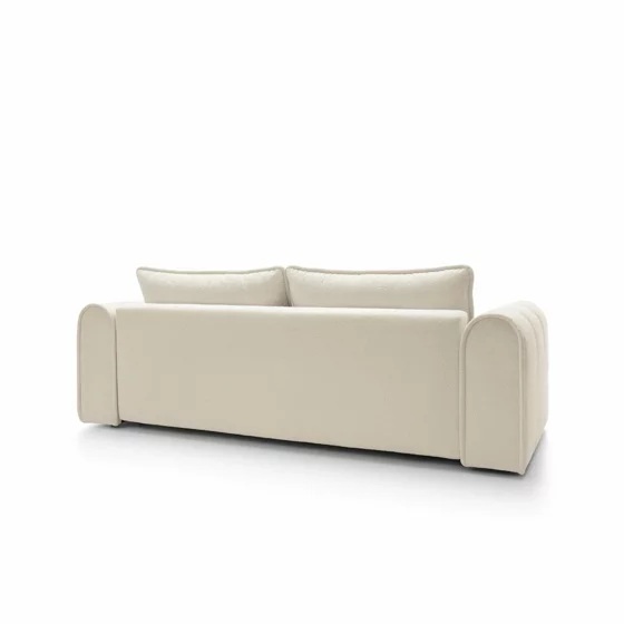 Canapea Extensibila Wavy Buddy, 260x106x89 h cm, Stofa, Beige picture - 4