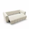 Canapea Extensibila Wavy Buddy, 260x106x89 h cm, Stofa, Beige picture - 5