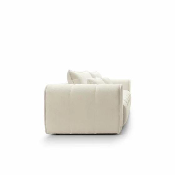 Canapea Extensibila Wavy Buddy, 260x106x89 h cm, Stofa, Beige picture - 7