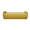 Canapea Extensibila York, 222x110x78 h cm, Stofa Galben Mustar picture - 2