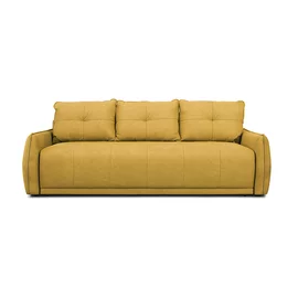 Canapea Extensibila York, 222x110x78 h cm, Stofa Galben Mustar