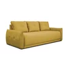 Canapea Extensibila York, 222x110x78 h cm, Stofa Galben Mustar picture - 4