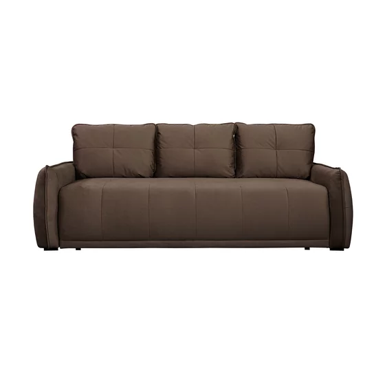 Canapea Extensibila York, 222x110x78 h cm, Stofa Maro picture - 1