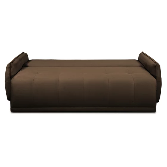 Canapea Extensibila York, 222x110x78 h cm, Stofa Maro picture - 4