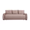 Canapea Extensibila York, 222x110x78 h cm, Stofa Roz picture - 1