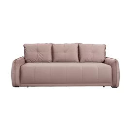 Canapea Extensibila York, 222x110x78 h cm, Stofa Roz