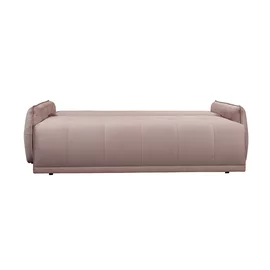 Canapea Extensibila York, 222x110x78 h cm, Stofa Roz