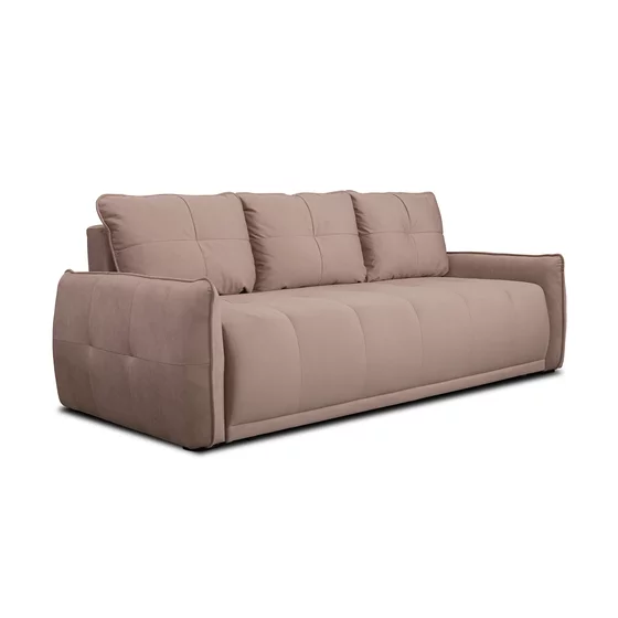 Canapea Extensibila York, 222x110x78 h cm, Stofa Roz picture - 3